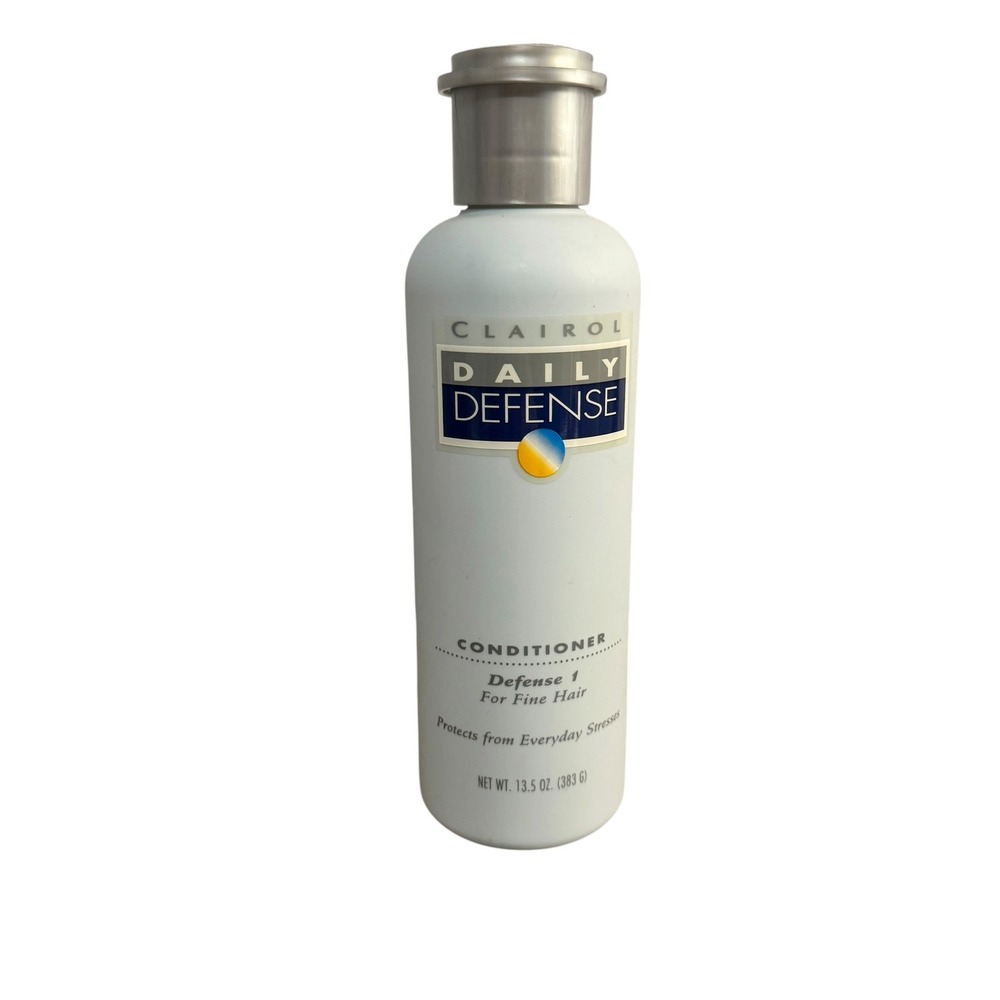 Vintage Clairol Daily Defense Conditioner Defense 1 Fine Hair 13.5oz 1997 New